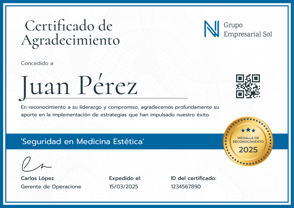 Certificado de agradecimiento adaptable y profesional – Horizontal Certificado de agradecimiento adaptable y profesional – Horizontal