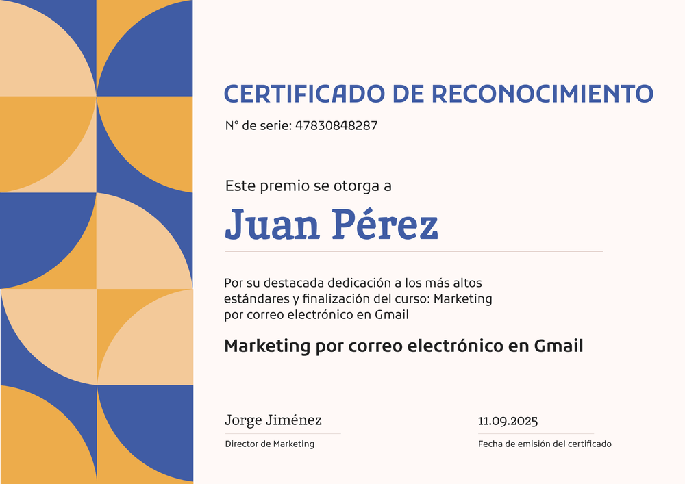 Plantilla de reconocimientos simple y versátil – Horizontal Plantilla de reconocimientos simple y versátil – Horizontal