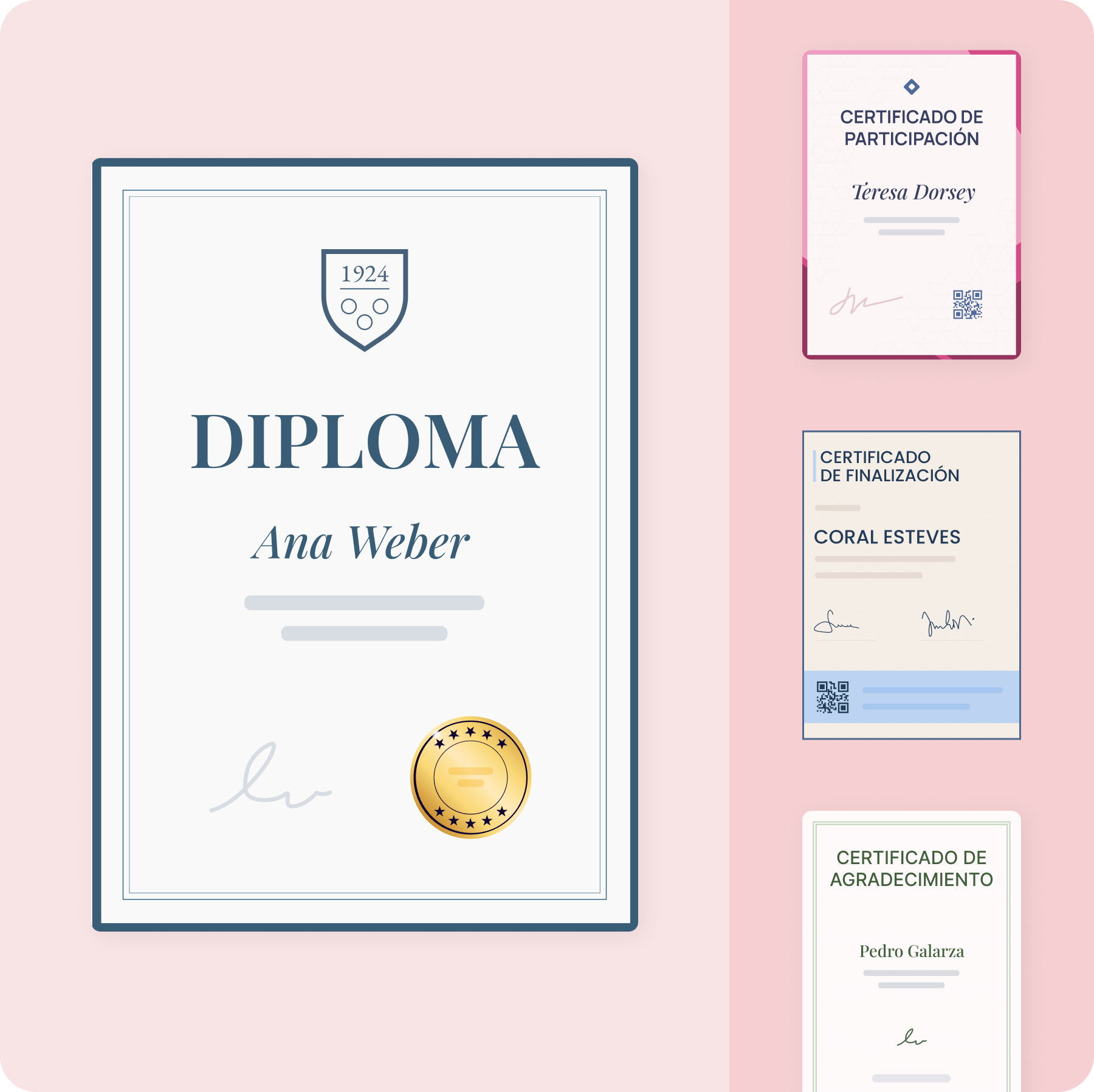 Añadir certificados profesionales Añadir certificados profesionales