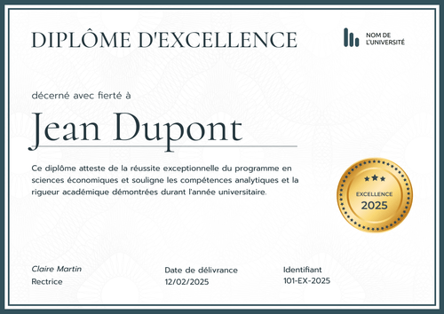 Modèle diplome professionnel d’entreprise – Paysage Modèle diplome professionnel d’entreprise – Paysage