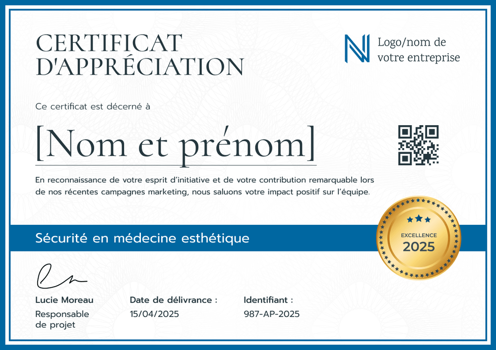 Certificat d'appréciation modifiable et éducatif – Paysage Certificat d'appréciation modifiable et éducatif – Paysage