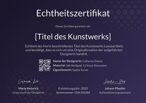 Kostenlose professionelle Echtheitszertifikat Kunst Vorlage – Querformat Kostenlose professionelle Echtheitszertifikat Kunst Vorlage – Querformat