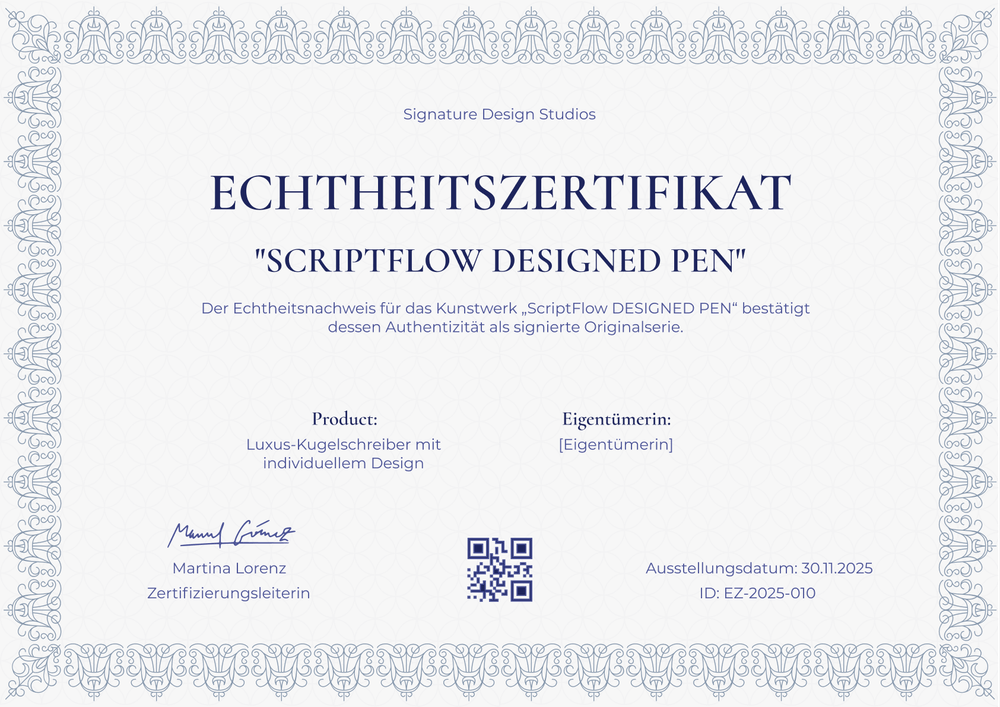 Eingerahmte Echtheitszertifikat Kunst Vorlage – Querformat Eingerahmte Echtheitszertifikat Kunst Vorlage – Querformat