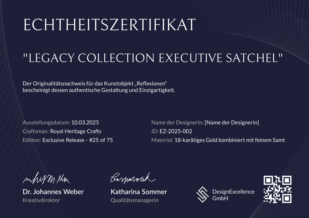 Erhabene Echtheitszertifikat Kunst Vorlage – Querformat Erhabene Echtheitszertifikat Kunst Vorlage – Querformat