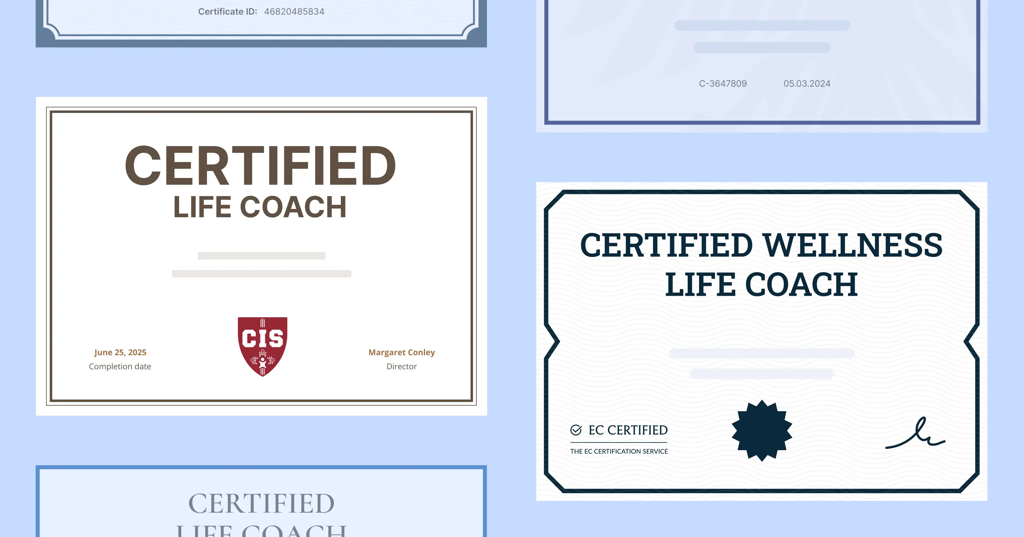 15 Free Life Coaching Certificate Templates cover image 15 Free Life Coaching Certificate Templates cover image