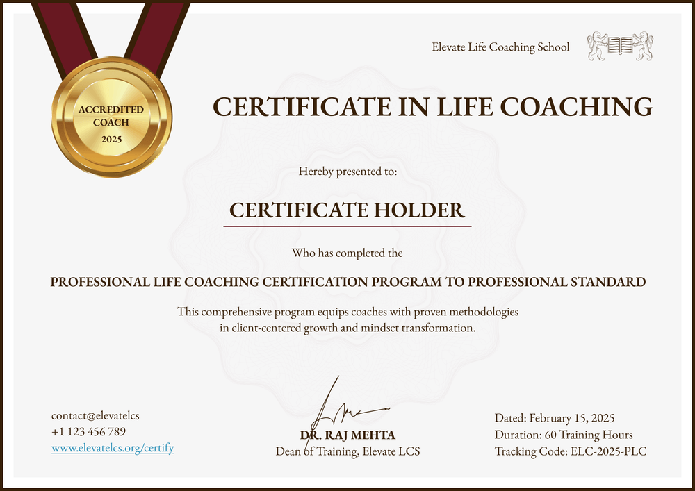 Edit Life Coaching Certificate Template Online - Landscape Edit Life Coaching Certificate Template Online - Landscape
