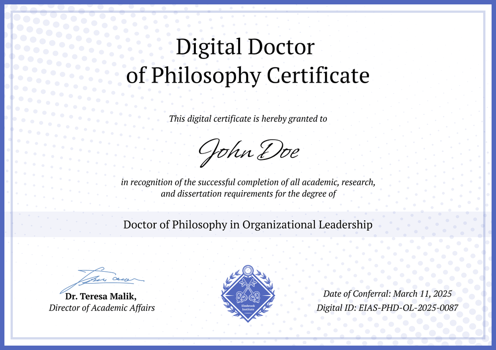Subtle Doctorate Degree Certificate Template – Landscape Subtle Doctorate Degree Certificate Template – Landscape