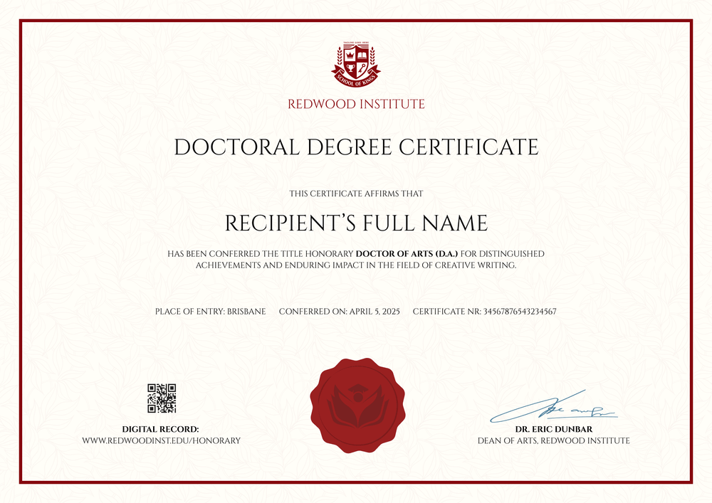 Regal PhD Certificate Template – Landscape Regal PhD Certificate Template – Landscape