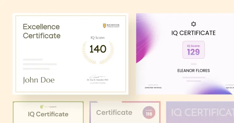 15 IQ Certificate Templates—Customize & Share cover image 15 IQ Certificate Templates—Customize & Share cover image