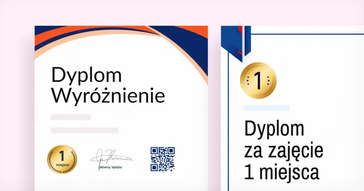 Dyplom za zajęcie 1 miejsca: 15 darmowych szablonów cover image Dyplom za zajęcie 1 miejsca: 15 darmowych szablonów cover image