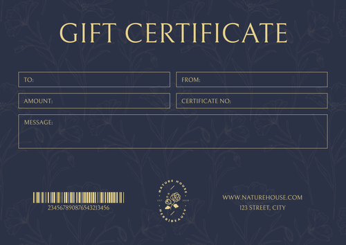 Free Dark Gift Certificate Template - Landscape Free Dark Gift Certificate Template - Landscape