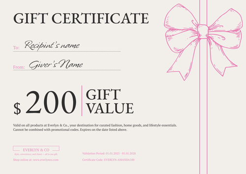Free Delicate Gift Certificate Template – Landscape Free Delicate Gift Certificate Template – Landscape