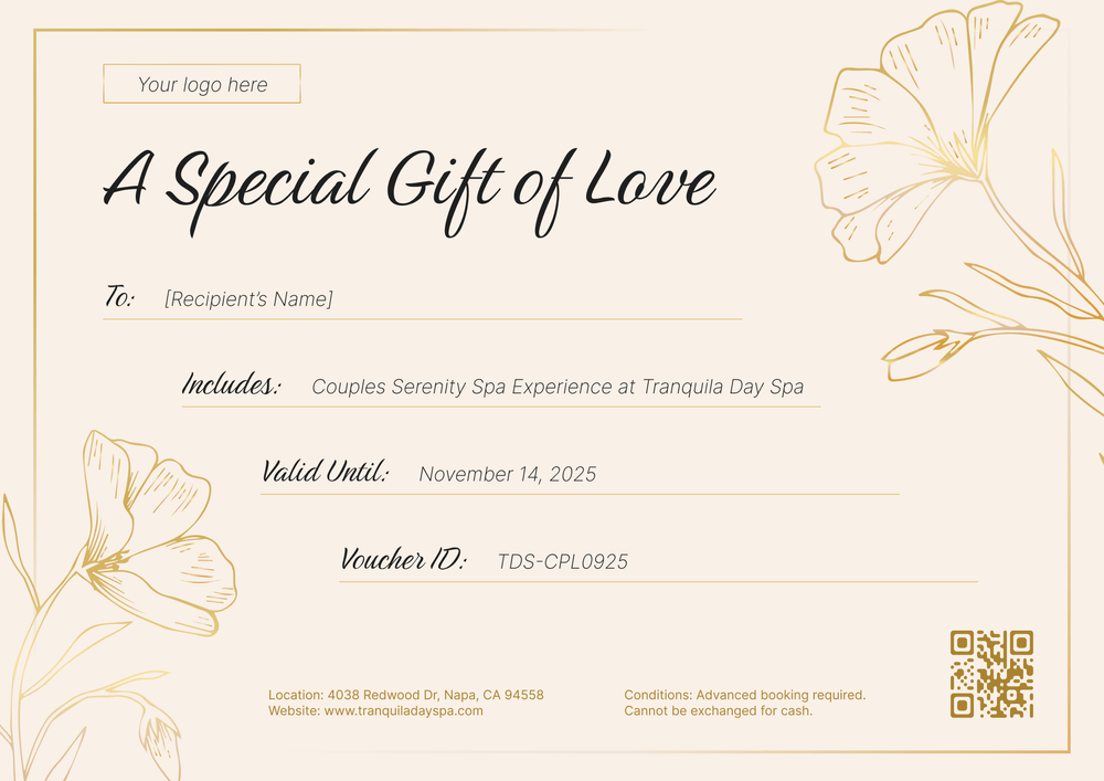 Free Floral Spa Gift Certificate Template – Landscape Free Floral Spa Gift Certificate Template – Landscape
