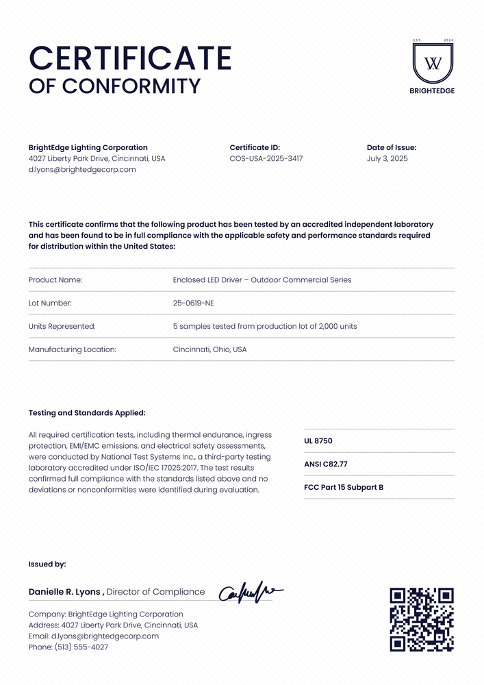 Free Certificate of Conformance Template – Portrait Free Certificate of Conformance Template – Portrait