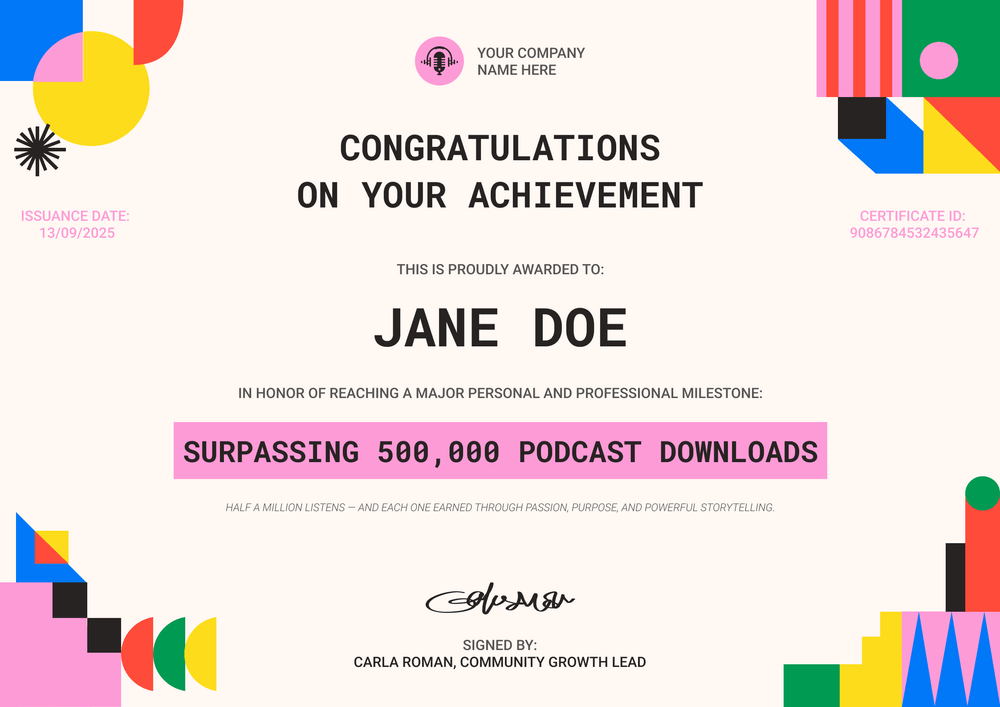 Celebrate Growth with a Free Modern Certificate of Congratulations – Landscape Celebrate Growth with a Free Modern Certificate of Congratulations – Landscape