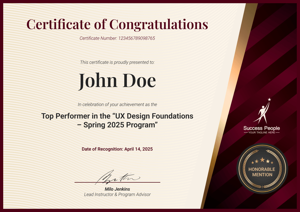 Free Congratulations Certificate Template – Landscape Free Congratulations Certificate Template – Landscape