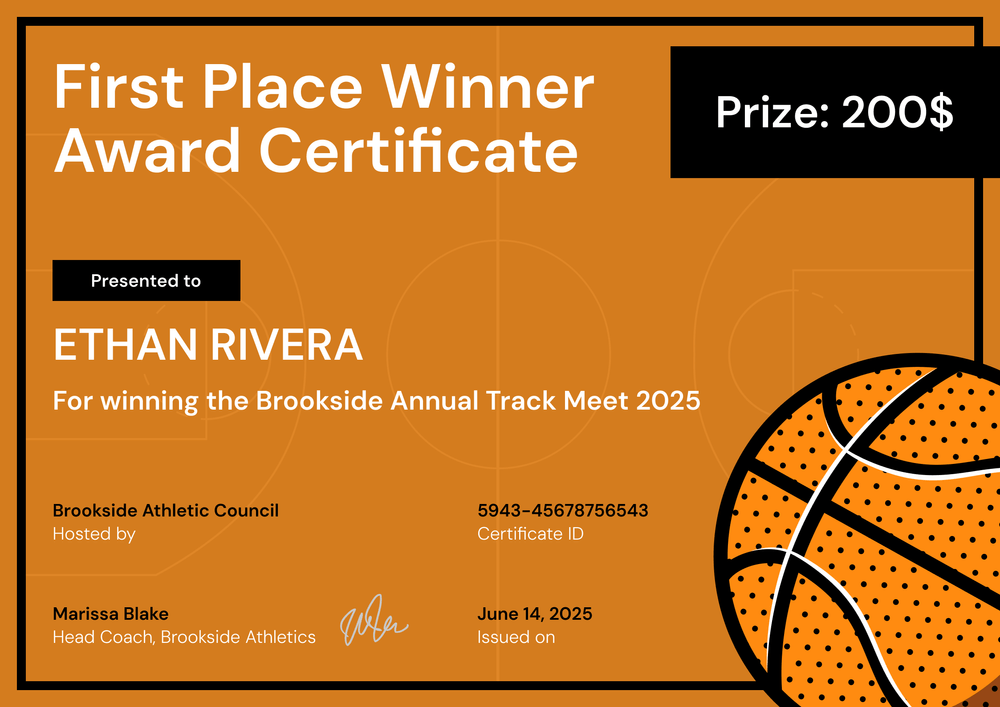 Radiant Winner Certificate Template – Landscape Radiant Winner Certificate Template – Landscape