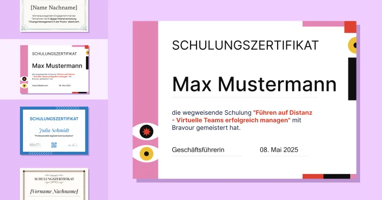 15 kostenlose Schulungszertifikat Vorlagen für 2025 cover image 15 kostenlose Schulungszertifikat Vorlagen für 2025 cover image