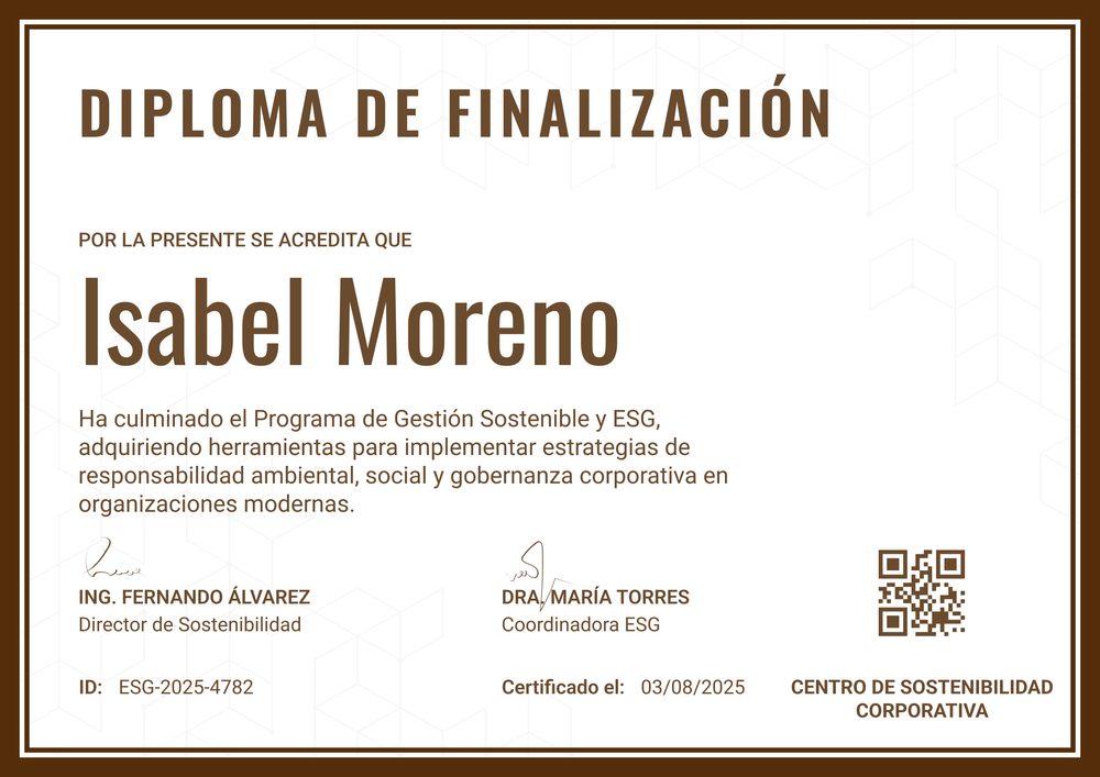 Plantilla certificado de finalización limpia y simple – Horizontal Plantilla certificado de finalización limpia y simple – Horizontal