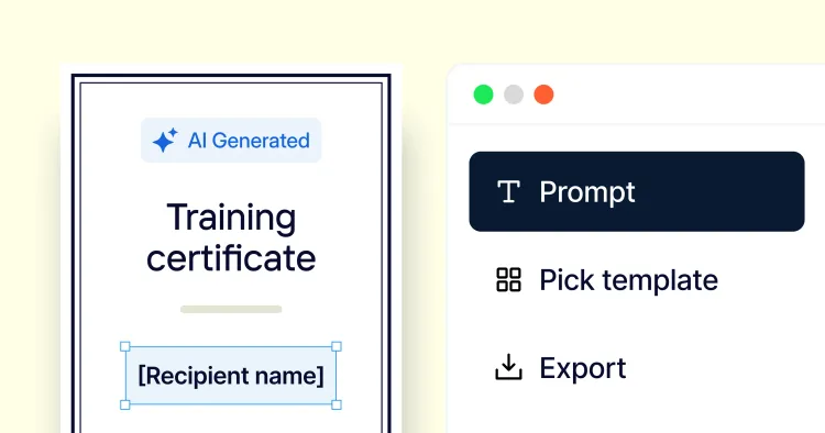 How to Create a Certificate Using an AI Certificate Maker? cover image How to Create a Certificate Using an AI Certificate Maker? cover image