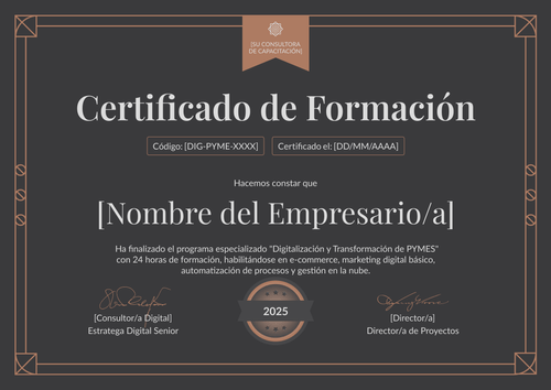 Reconoce con modelo de certificado de capacitación profesional - Horizontal Reconoce con modelo de certificado de capacitación profesional - Horizontal