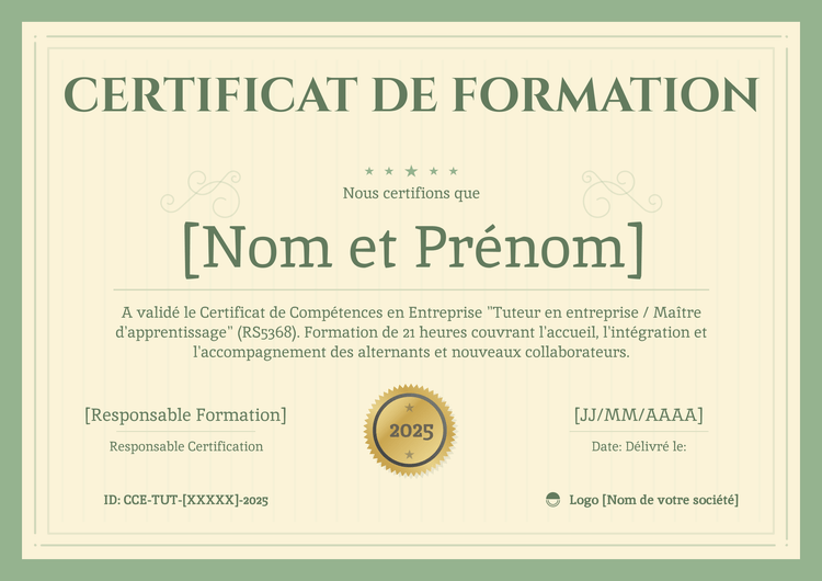 Modèle certificat de réalisation formation formel et remarquable Modèle certificat de réalisation formation formel et remarquable