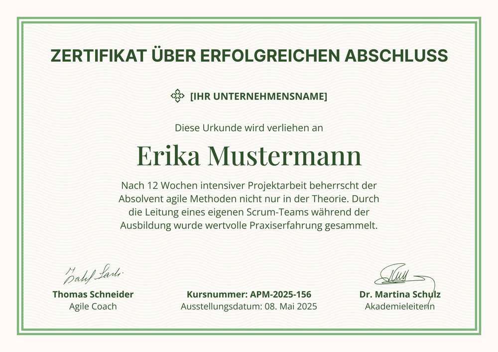 Schlichte Abschlusszertifikat Vorlage – Querformat Schlichte Abschlusszertifikat Vorlage – Querformat