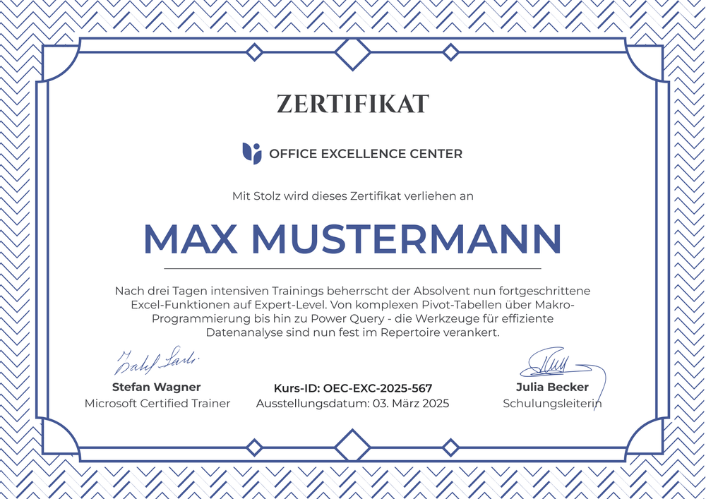 Schlichte gerahmte Schulungszertifikat Vorlage – Querformat Schlichte gerahmte Schulungszertifikat Vorlage – Querformat