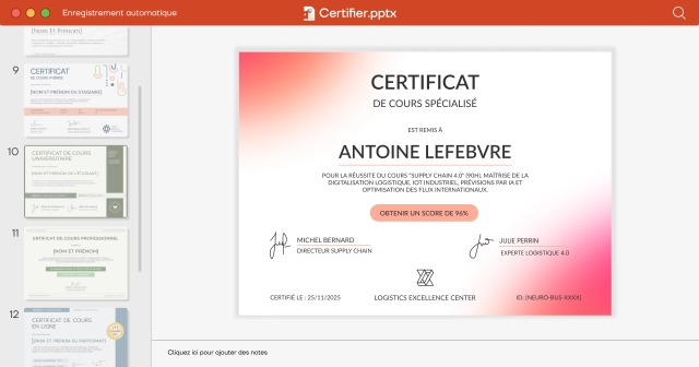 15 modèles diplôme PowerPoint gratuits à personnaliser