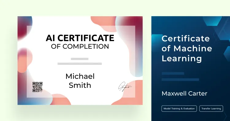 15 AI Certificate Templates: Customizable & Free cover image 15 AI Certificate Templates: Customizable & Free cover image