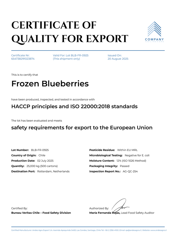 Clean Formal Certificate of Quality Template – Portrait Clean Formal Certificate of Quality Template – Portrait