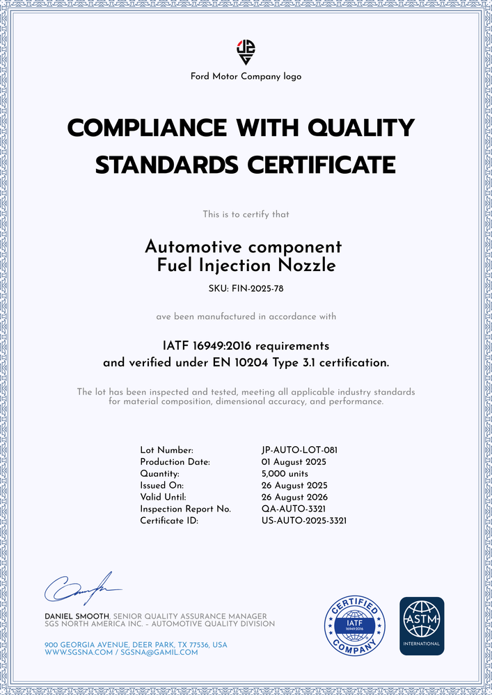 Free Certificate of Quality Template – Portrait Free Certificate of Quality Template – Portrait