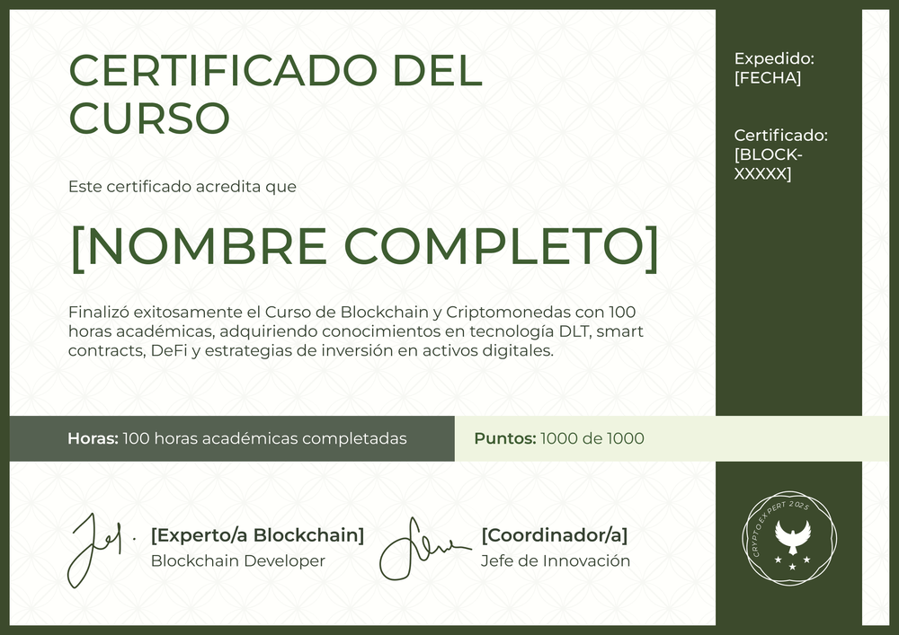 Modelo de certificado de curso inspirador – Horizontal Modelo de certificado de curso inspirador – Horizontal