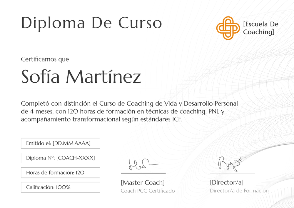 Modelo de certificado de curso estético – Horizontal Modelo de certificado de curso estético – Horizontal