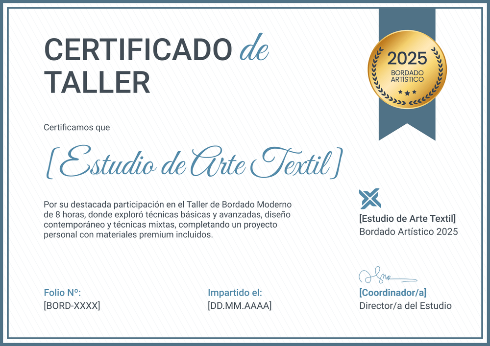 Edita y comparte modelo de certificado de taller minimalista - Horizontal Edita y comparte modelo de certificado de taller minimalista - Horizontal