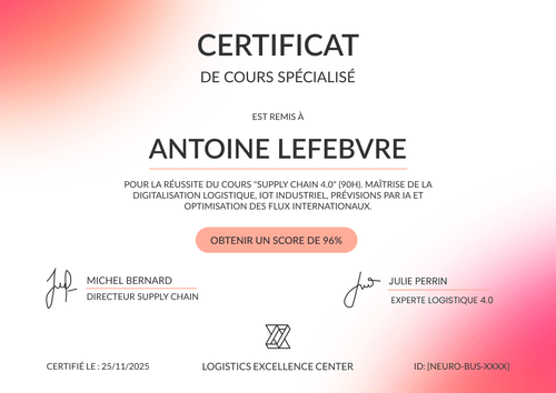 Modèle de certificat de cours digital – Paysage Modèle de certificat de cours digital – Paysage