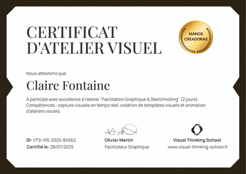 Certificat atelier personnalisable et professionnel – Paysage Certificat atelier personnalisable et professionnel – Paysage