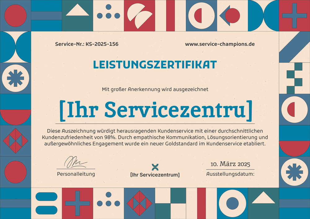 Abstrakte Leistungszertifikat Vorlage – Querformat Abstrakte Leistungszertifikat Vorlage – Querformat