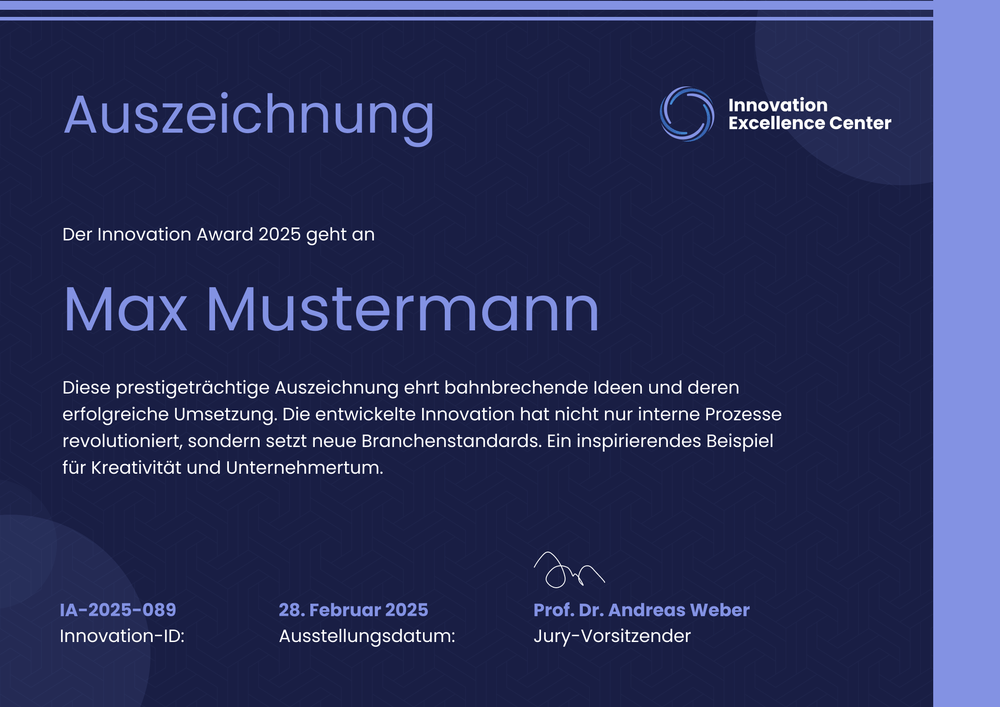 Auszeichnung Vorlage kostenlos – Querformat Auszeichnung Vorlage kostenlos – Querformat