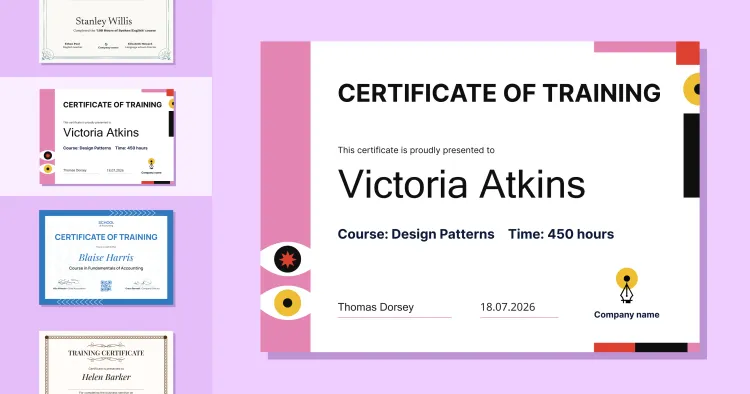 35 Free Training Certificate Templates to Use in 2026 cover image 35 Free Training Certificate Templates to Use in 2026 cover image