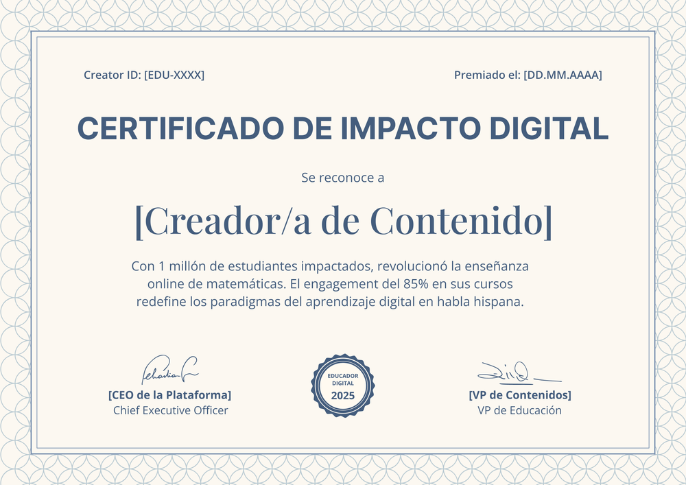 Modelo de certificado de logro institucional – Horizontal Modelo de certificado de logro institucional – Horizontal