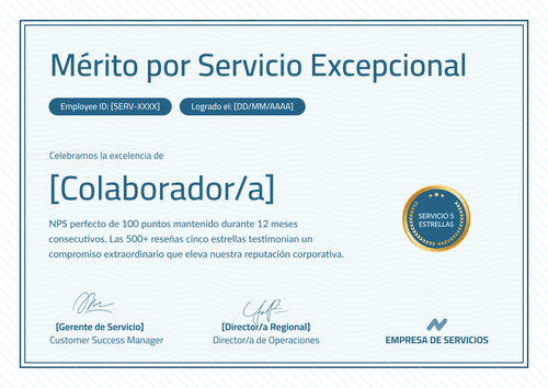 Descarga modelo de certificado de logro editable - Horizontal Descarga modelo de certificado de logro editable - Horizontal