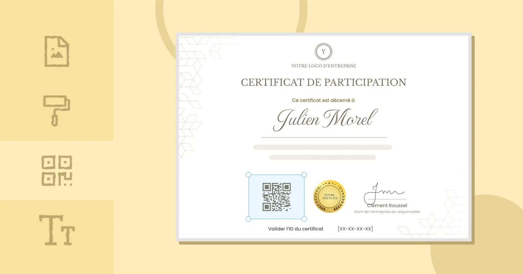 Comment créer un certificat avec QR code en 2026 ?