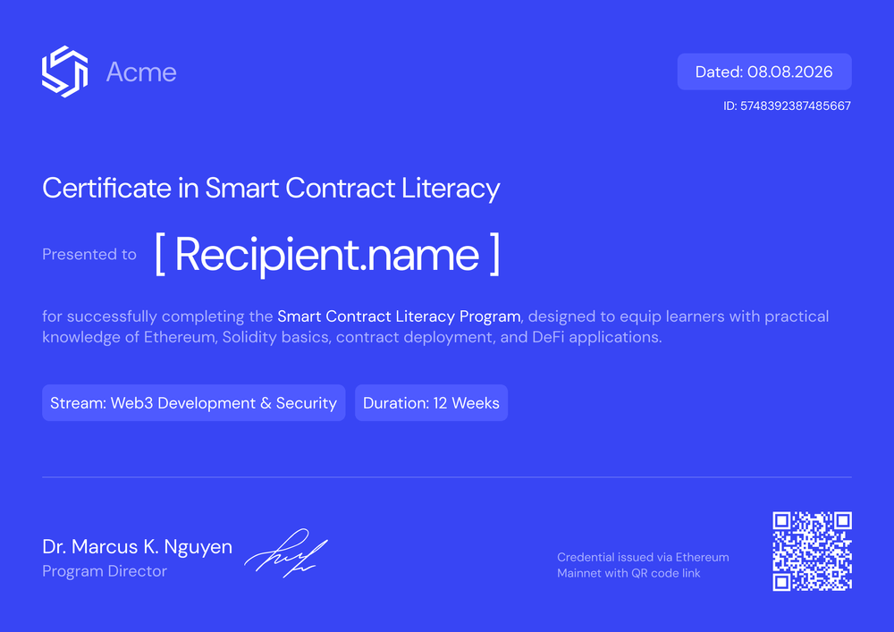 Efficient Crypto Expert Certificate Template – Landscape Efficient Crypto Expert Certificate Template – Landscape