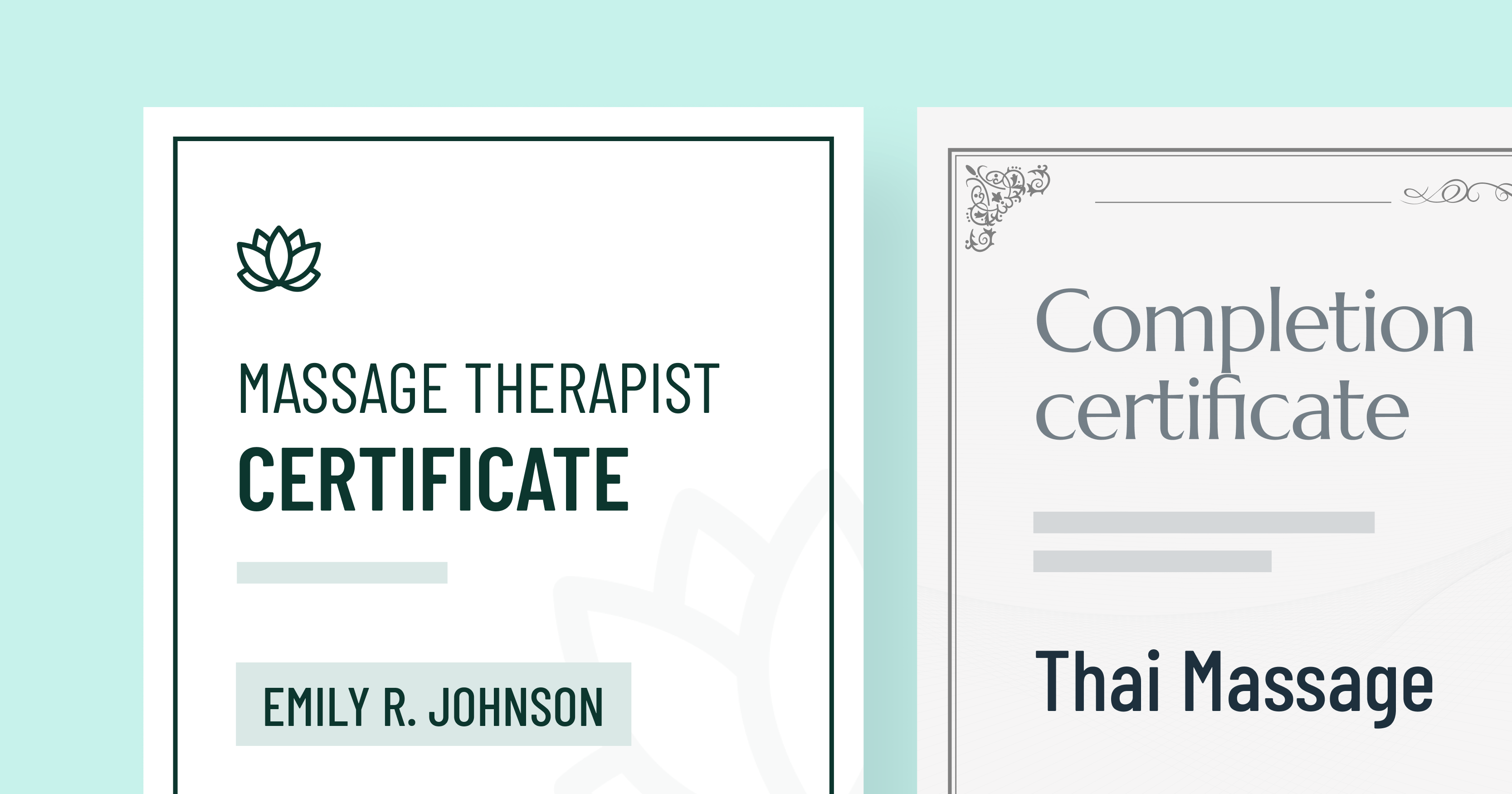 15 Editable Massage Therapist Certificate Templates cover image 15 Editable Massage Therapist Certificate Templates cover image
