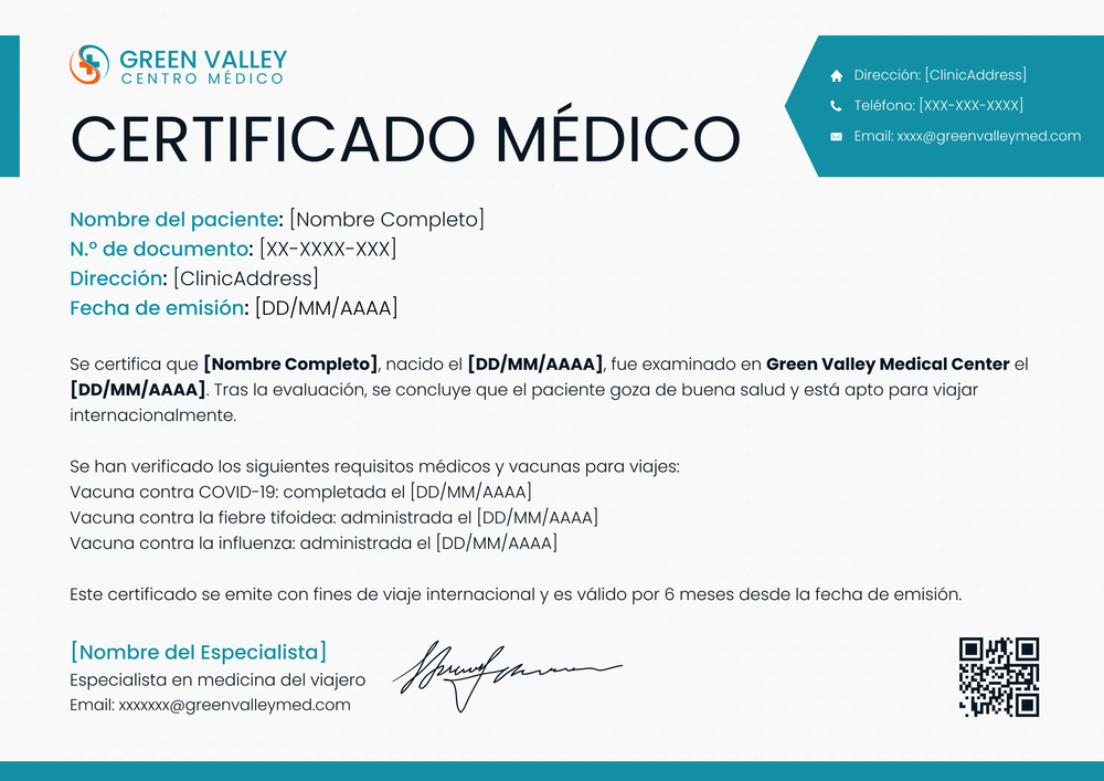 Edita online tu modelo de certificado médico limpio - Horizontal Edita online tu modelo de certificado médico limpio - Horizontal
