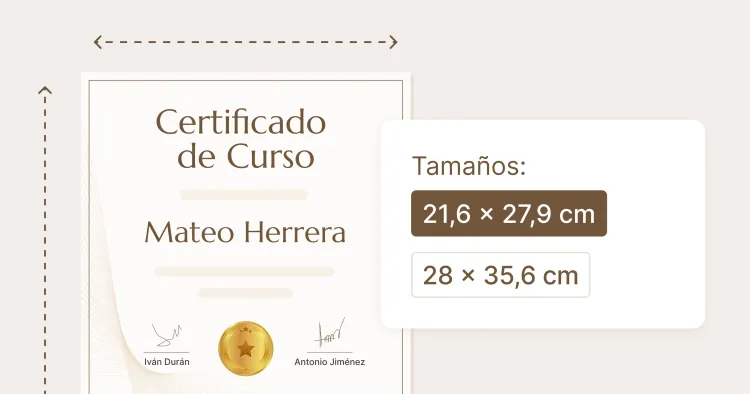 ¿Cuál es el tamaño de un certificado ideal? cover image ¿Cuál es el tamaño de un certificado ideal? cover image