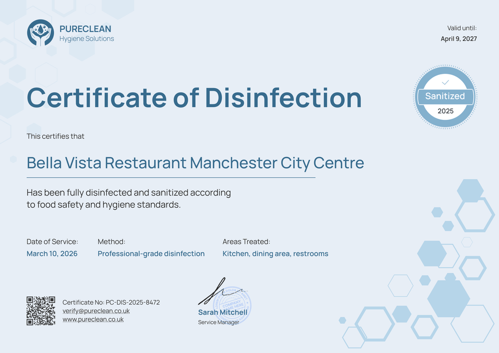 Editable Certificate of Sanitization Template Landscape Editable Certificate of Sanitization Template Landscape