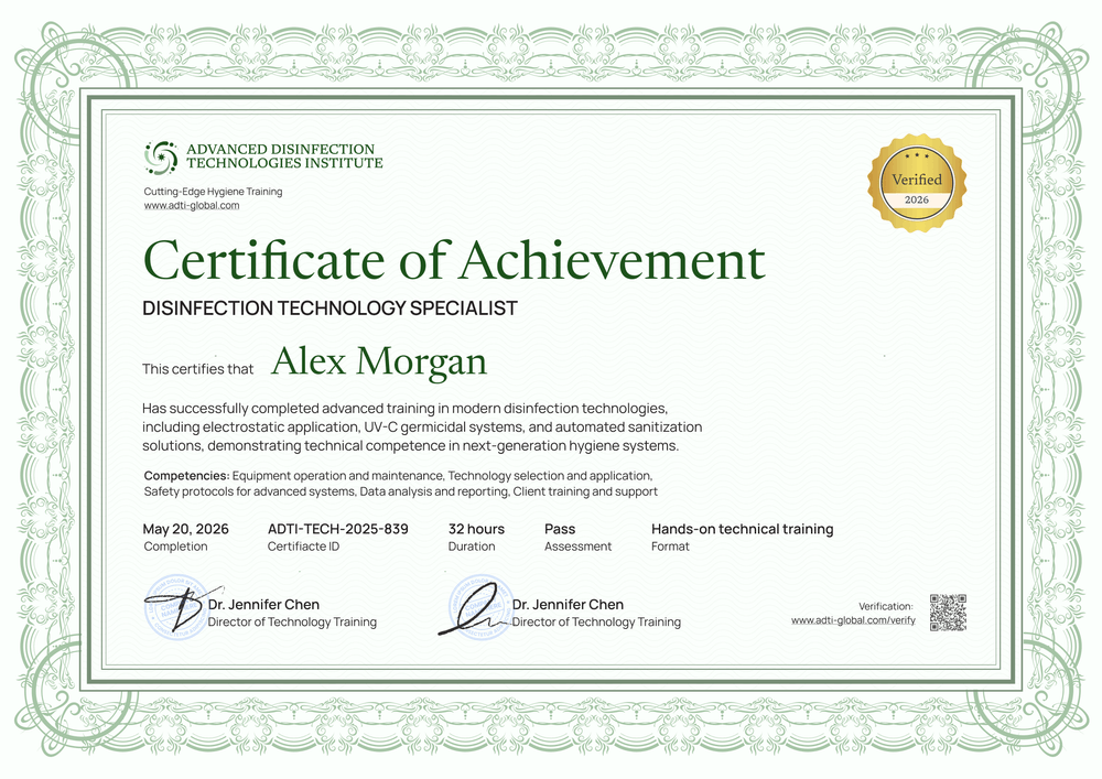 Sanitization Certificate Template in Green Landscape Sanitization Certificate Template in Green Landscape