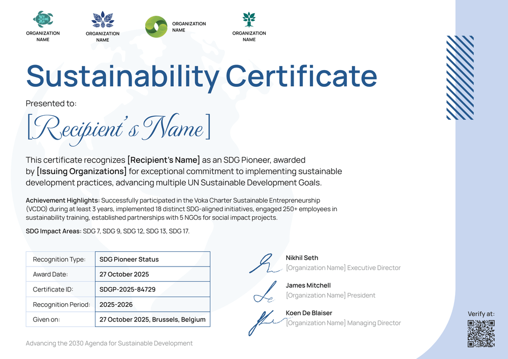 Editable Sustainable Development Certificate Template – Landscape Editable Sustainable Development Certificate Template – Landscape